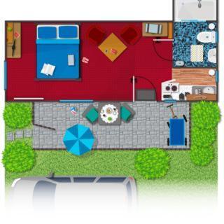 Grosser Gartenbungalow Nr 3 Mit Terrasse - Strandvogtei Sellin المظهر الخارجي الصورة